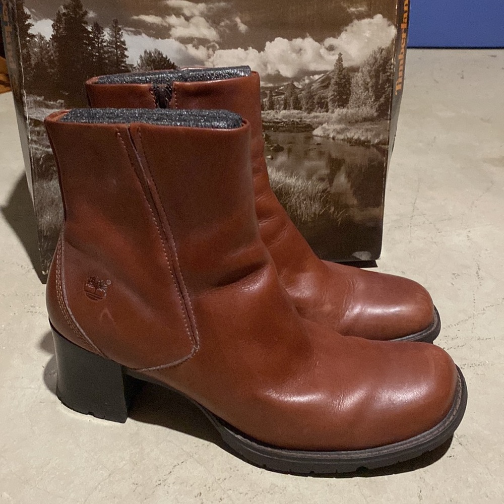 Timberland Women’s Leather Heel Boot